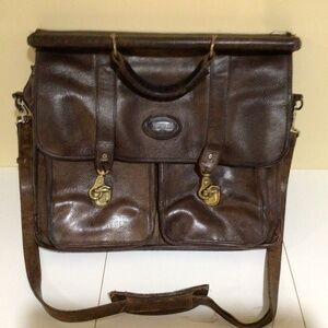 Leather briefcase